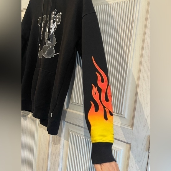 VANS and DISNEY Womens Mickey Black Hoodie Sweatshirt Collaboration, size Small - Picture 5 of 8